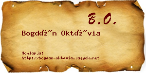Bogdán Oktávia névjegykártya